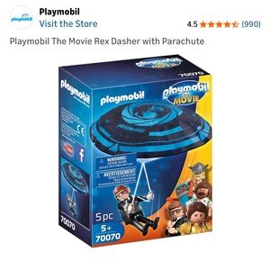Playmobil Rex Dasher with Parachute Action Figure
